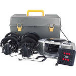 AmpliVox Sound Systems SL1071 6-Station Deluxe Listening Center/Boombox with Headphones