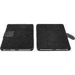 Macally BookStand Multi-functional Folder Style Protective Case for Apple iPad (Black)