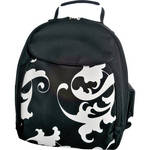 Jill-E Designs Baroque Backpack (Black with White Baroque)