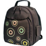 Jill-E Designs Kaleidoscope Backpack (Brown with Multi-colored Kaleidoscope)