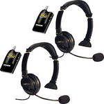 Eartec 2 Simultalk 24G Beltpacks with Lazer Headsets