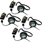 Eartec 4 Simultalk 24G Beltpacks with Fusion Headsets