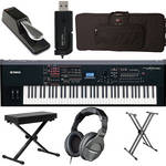 Yamaha S70 XS 76-Key Workstation Keyboard Value Bundle Kit
