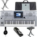 Yamaha PSR-S710 61-Key Arranger Workstation Keyboard Value Bundle Kit