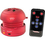 Pyle Home Bass Expanding Mini Speaker with Built-In USB and SD Card Reader (Red)
