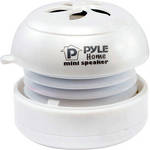 Pyle Home Bass Expanding Rechargeable Mini Speaker (White)