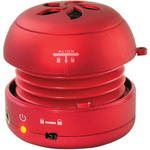 Pyle Home Bass Expanding Rechargeable Mini Speaker (Red)