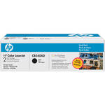 HP / Hewlett Packard Color LaserJet 125A Black Toner Cartridge Dual Pack (CB540AD)