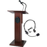 AmpliVox Sound Systems SW355 Elite Lectern (Mahogany)