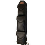 Sucaro Freedom Strap with Magnetic Flaps (Pebble Black Leather)
