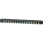 Canare 161U-RJRU A/V Bulkhead Panel (RCA-BNC Feed-thru / Flush Mount)