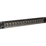 Canare 161U-X1F A/V Bulkhead Panel (Female XLR-Solder / Flush Mount)