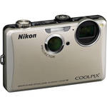 Nikon Coolpix S1100pj Digital Camera (Silver)