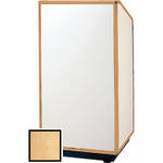 Da-Lite 98169 Floor Lectern (25" Wide, Honey Maple Laminate)