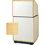 Da-Lite 98180 Cambridge Stacking Lectern (25" Wide, Honey Maple Laminate)