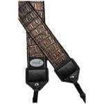 Mod Copper Alligator Camera Strap Metallic Copper Alligator Pattern