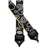 Mod Bubble Dot Camera Strap Bullseye Pattern