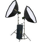 Novatron M150 2-Light Kit W/Wheeled Soft Case (115VAC)