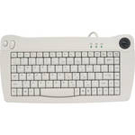Adesso ACK-5010PW USB Mini-Trackball Keyboard (White)