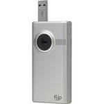 Flip Video MinoHD Video Camera (Silver, 1 Hour)