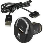 Xuma USB Car Charger with iPad/iPod/iPhone Charge & Sync Cable