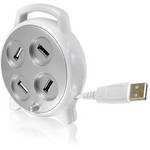 CTA Digital Reel n' Go 4-Port USB Hub