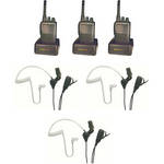 Eartec MC 3000 3-User Simplex Wireless Communication System (SST Headsets)