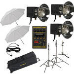 Novatron D1500 3-Fan-Cooled-Head Kit W/Wheeled Case (120VAC)