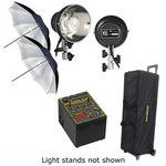 Novatron D1000 2-Head Starter Kit W/Wheeled Case (120VAC)