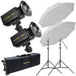 Novatron M300 2-Monolight Kit W/Wheeled Case (120VAC)