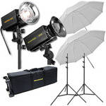 Novatron M300/M500 2-Light Kit W/Wheeled Case (120VAC)