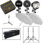 Novatron V400-D 3-Head Kit W/Wheeled Case (120VAC)