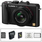 Panasonic Lumix DMC-LX5 Digital Camera with Deluxe Accessory Kit (Black)