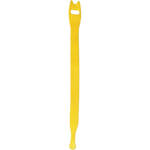 Pearstone 0.5 x 12" Touch Fastener Straps (Yellow, 10-Pack)
