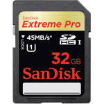 SanDisk 32GB Extreme Pro SDHC UHS-I Memory Card