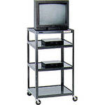 Advance AV6M-54JE-5 Pre-Assembled Television Cart (54" Height)