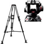 Manfrotto 504HD Video Fluid Head & 546B Pro Video Tripod w/ Mid-Level Spreader