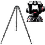 Manfrotto 504HD Video Fluid Head w/ Gitzo GT3531LSV Carbon Fiber Tripod Kit
