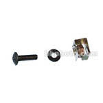 Winsted Panel Bolts and Clips with Captive Nuts (100-Pack; Silver)