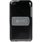 Macally Snap on Protective Case for iPod touch 4th Generation Player (Black and Grey)