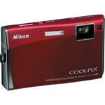 Nikon [Refurbished] Coolpix S60 Digital Camera with Accessory Kit (Crimson Red)