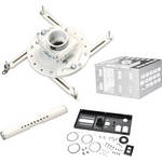 Advance Universal Projector Ceiling Mount Kit (Up to 50 lbs, White)