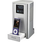 iHome iP39 Kitchen Timer and FM Alarm Clock Radio Speaker System (White)