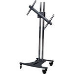 Premier Mounts PSD-EB72C/RTM-L Elliptical Floor Stand for Flat Panel Displays (72" Poles, Black)