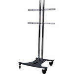 Premier Mounts EBC72-UFA Elliptical Floor Stand with Flat Mount For Carts and Stands (Includes PSD with EB72C and UFA Fixed Mount ( Black Mount and Stand)