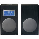 Tivoli Model 10 AM/FM Stereo Clock Radio - Contemporary Collection (Midnight Black / Silver)