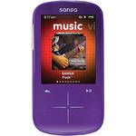 SanDisk MP3 Player Sansa Fuze 8GB Roxo
