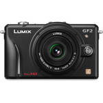 Panasonic Lumix DMC-GF2 Digital Micro Four Thirds Camera W/14mm Lens (Black)
