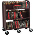 Bretford SWV336-TZ Voyager Series Double-Sided Book Truck (36 x 44 x 18", Topaz)