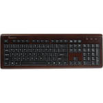 Impecca Bamboo Designer Keyboard (Espresso)